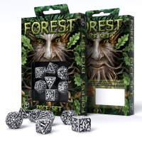 Forest 3D Taiga kauliukų rinkinys (baltos ir juodos sp.)